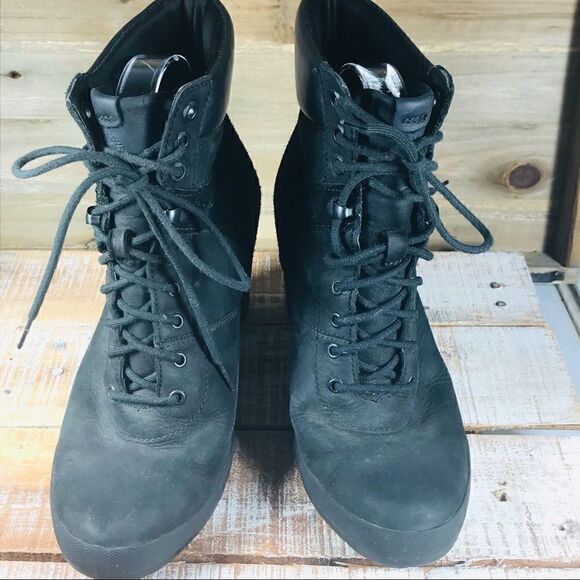 TIMBERLAND WOMENS TILLSTON LACE-UP BOOT - BLACK - Picture 7 of 12